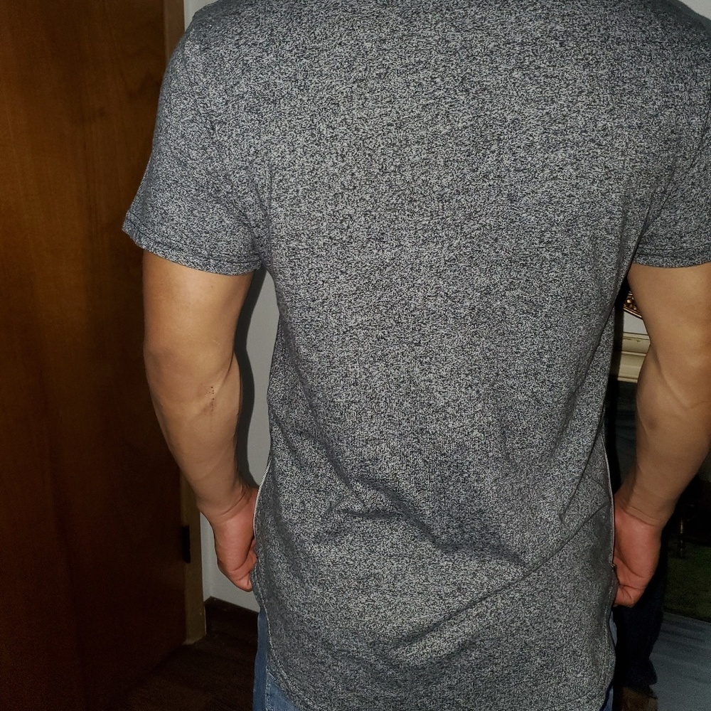 WT@02 T-Shirt gray Very nice - Picture 4 of 5